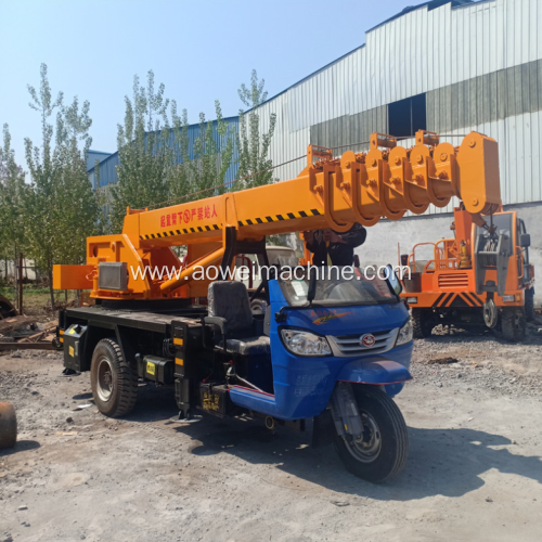 Small Crane lift  boom for forklift Truck car boat vehicle mounted crane of high air work high above the ground working
